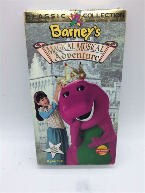 Barney magical musocsl adventure vhs